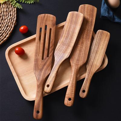 China Viable Set Western Salad Pizza Spatula Teak Spatula Mixing Tableware Cooking Spatula Utensils for sale