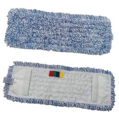 China USA Pocket Mop Sustainable Flat Microfiber Blue for sale