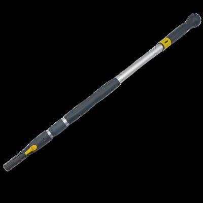 China Sustainable Click Broom Ball Head System Aluminum Telescoping Pole Stick for sale