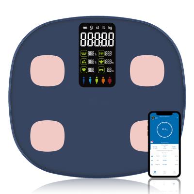 China New Product Large Capacity New Product VA Screen Body Fat Scale App Fitdays OEM/ODM Digital Electronic Smart Bathroom BMI Scale for sale