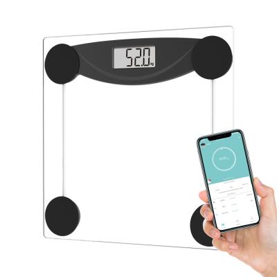 China Business Welland BMI Scale Transparent Color With BMI Function Scale For Fitness Use for sale