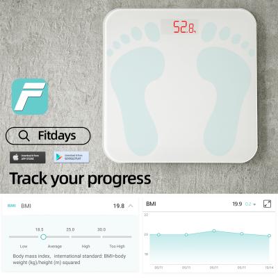 China App Disc Data Body Scale BMI Smart Household Color Digital Digital Scale BG260RB for sale
