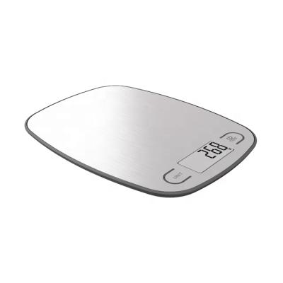 China Kitchen Scales Ultra Thin Kitchen Stainless Steel Food Scales Super Slim Design Scale for sale