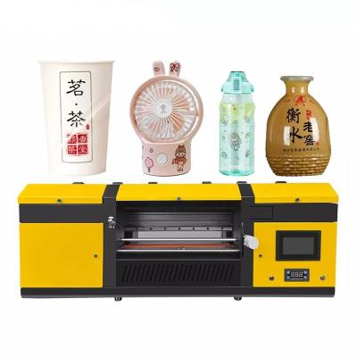 China Hotels Dual Printer Heads XP600 DTF Sticker Printing Machine Sticker Printing Machine With Golden Silver UV Foil Printing for sale