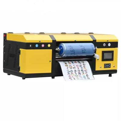 China Hotels Dual Heads A3 A3+ Ink DTF Printer ab UV Roll Film Sticker Printer UV Sticker Printing Machine ab for sale