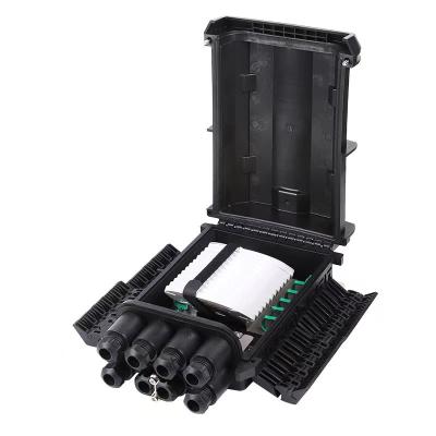 China ip68 enclosure 8 ports 288 core outdoor fiber optic junction box inline joint closure price fiber enclosure NEW PP+GF à venda