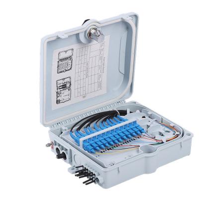 中国 Factory supply 12 Core fiber joint box IP65 odf 12 cores ftth optical distribution box 12 outlets 販売のため