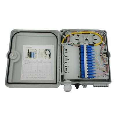 China FTTX Fibercome 8/12 Core Fiber PLC Splitter Box Distribution Splice Terminal Box à venda