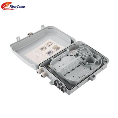 Chine 24 Core Fiber Optic Termination Box IP65 FTTH Equipment Fiber Box SC/PLC à vendre