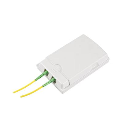 Κίνα fiber optic terminal box 2 core abs material ftth mini box SC/LC/FC adaprtor china made προς πώληση