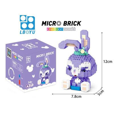 China Magnetic Blocks Brick Toy Building Mini Blocks Cartoon Characters Teaching Units Children Compatible Joy for sale