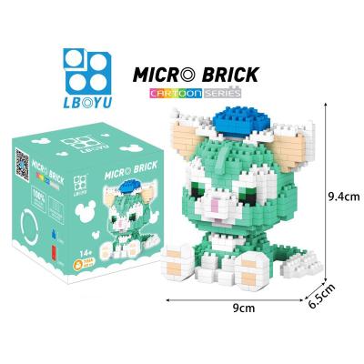 China Magnetic Mickey Mouse Blocks Brick Toys Building Compatible Mini Blocks Cartoon Characters Teaching Units for sale