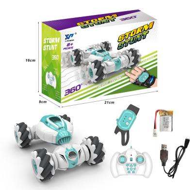 China 360 Degree Rotation High Speed ​​2.4G Hand Gesture Remote Control Stunt RC Car for sale