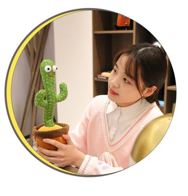 China Cactus Dance Singing and Dancing Cactus Swing Plush Stuffed Cactus Voice Dancing Singing and Dancing Cheap Swing Toy for sale