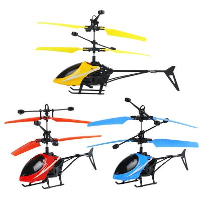 China RC Hobby Mini Induction Toy Planes Flying Toys Cartoon Flat Remote Control Drone RC Helicopter Infrared Sensor Aircraft Drone For Kids for sale