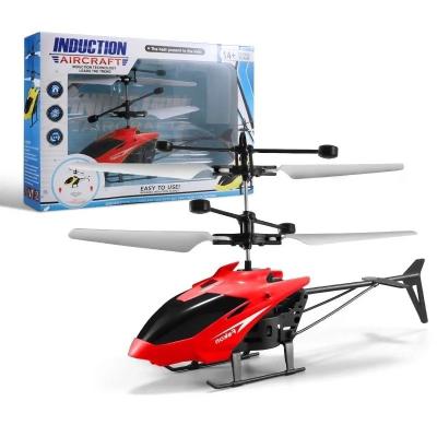 China RC Hobby Mini RC Helicopter RC Drone Infrared Induction Flashing Light Toys Kids Christmas Gift for sale