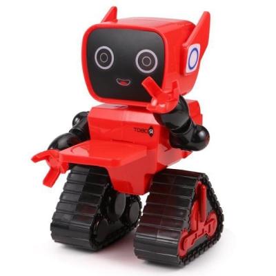 China Mini Pocket Robot Walk Music Dancing Light Voice Recognition Smart Repeat Battery Operated Talking Smart Kids Interactive Toy for sale