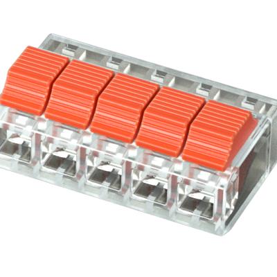 China New Design Quickly Push 4 Post Connector Automotive Lever Terminal Block Terminal Block CE, ROHS Certificate for sale