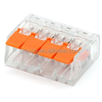 China New Design Quickly Push 5 Post Connector Automotive Lever Terminal Block Terminal Block CE, ROHS Certificate for sale