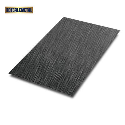 China Widely Use For Decoration Pearl Blast Finish Stainless Steel Sheet Cold Rolled Hot Rolled Stain 316 Stainless Steel Sheet Price List Black for sale