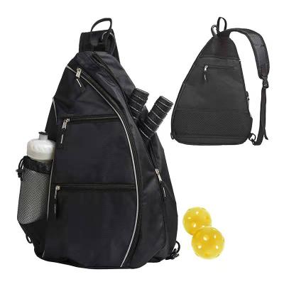 China Polyester Sports Bags Grip 2 Tennis Racket Tennis Backpack Bag Lightweight Durable Sporty Design Unisex Outdoor Tennis Bag for sale