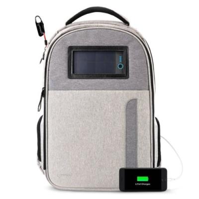 China With USB Solar Backpack Waterproof Anti-theft Solar Power Fast Charging Camping And Hiking Daypack With Solar Panel for sale