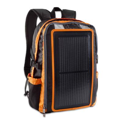 China Solar Panel Fashion Solar Powered Backpack With Solar Panel for sale