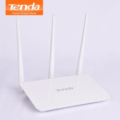 China F-3 300mbps 2.4GHz multi language home router tenda language package external antenna tenda wifi router 5dBi wireless router for sale