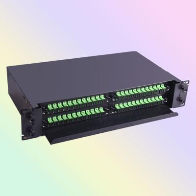 China Frame Gabinete Mini Rack Mount FTTH Prices 4 6 8 12 24 48 96 144 Core Port Puerto Puert Con Precio Odf for sale