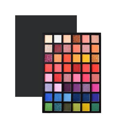 China For Eye Makeup 48 Color Eyeshadow Palette Vegan Makeup Glitter Large High Quality Pigmented Eyeshadow for sale