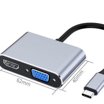 China Laptop PC the latest mobile and portable 2-in-1 docking station adapter for Samsung and Huawei cell phones for sale