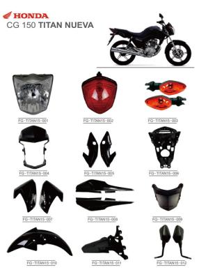 Chine Matériel d'accessoires de motocyclette de Nueva du titan CG150 nouveau avec la certification ISO900 à vendre