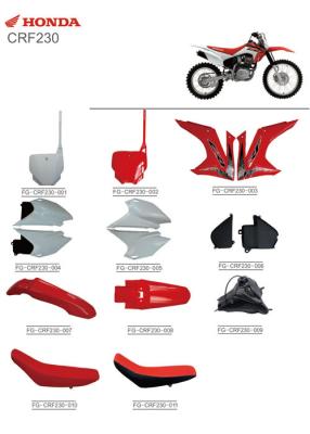 中国 CRF230オートバイの部品および付属品のプラスチックの燃料タンクISOの承認 販売のため