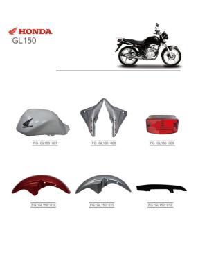 China Clase plástica de los accesorios de la luz trasera del depósito de gasolina de la motocicleta de Honda GL150 materiales en venta