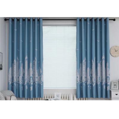 China Cheap Blackout Blockout Kitchen Door Curtains For Living Room Blackout for sale