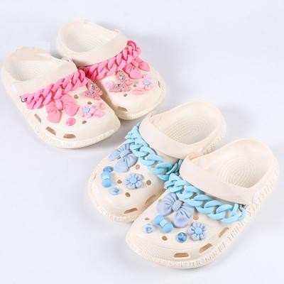 China DIY Creativity Combination Croc Charms Cute PVC Shoe Accessories DIY Shoe Chain Bridesmaid Gift For Clog Shoe Jibz Decoration for sale