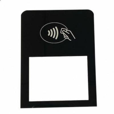 China Home Appliance Upward Optics Customized Control Panel Overlays For Face Recognition Glass Panel Of Electronic Digital Touch Switch Panel for sale