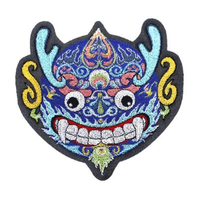 China Quality Logo Patch Clothing New Year custom made Unicorn Embroidery import and export toothbrush embroidery for sale