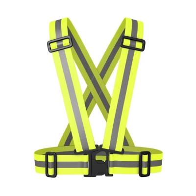 China High visibility safety reflective vest/EN13356 reflective running harness for sale