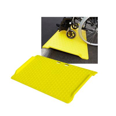 China High Quality Synthetic Rubber Plastic Handicap Wheelchair Temporary Handicap Portable Upgrade Ramp for Cable Protector for sale