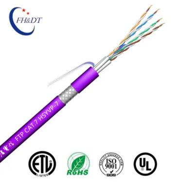 China Gato 7 del PVC LSZH FTP del cable de Ethernet del ODM Cat7 del OEM para la telecomunicación en venta