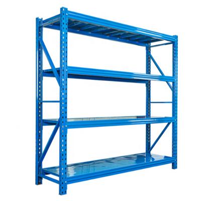 China 400MM 500KG  Industrial Shelving Racks Equipment Medium Duty Pallet Racking 4 Layer for sale