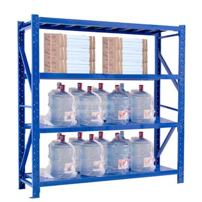 China 200kg 500MM Blue Warehouse Shelf Rack Storage Racking Metal Shelving for sale