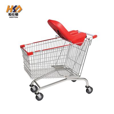 China Carro resistente 250KG 240L de la carretilla de las compras para el supermercado en venta