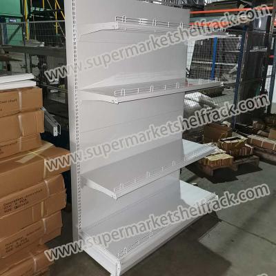 China Estantería industrial de la góndola del supermercado del estante de la estantería del metal de 60KG Q235 Chrome en venta