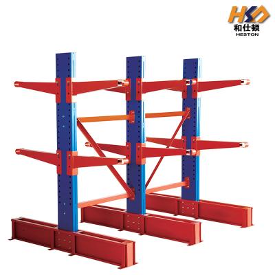 China lado doble que deja de lado voladizo del estante de 500kg 2m m los 2M Industrial Pallet Racking resistente en venta