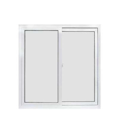 China Magnetic Screen Minimalist Double Glass 3 Tracks Tinted Glass Aluminium Sliding Windows Metal Windows for House for sale