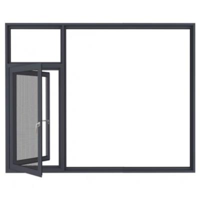 China Magnetic Screen Aluminium Fixed Window Products Casement Wholesale Aluminium Windows Modern Casement Window for sale