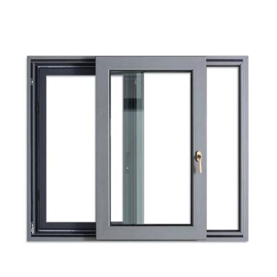 China Magnetic Screen High Quality Energy Efficient Aluminum Alloy Sliding Glass Windows for House and Commercial Projects for sale