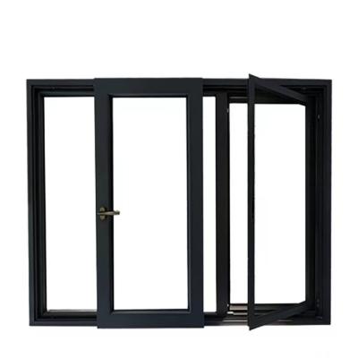 China Magnetic Screen Sound Insulation Aluminum Sliding Tempered Glass Windows and Door Alloy Windows for sale